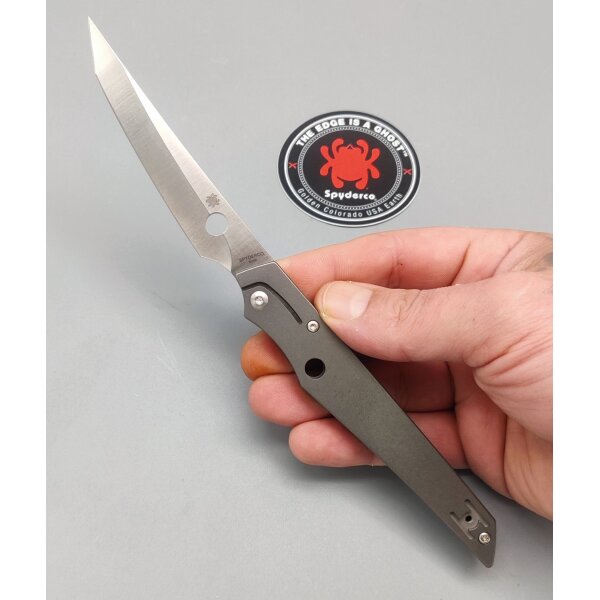 Spyderco Cobol Titan Slipjoint Made in Italy M390 Stahl 01SP1381