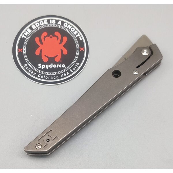 Spyderco Cobol Titan Slipjoint Made in Italy M390 Stahl 01SP1381