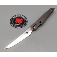 Spyderco Cobol Titan Slipjoint Made in Italy M390 Stahl...