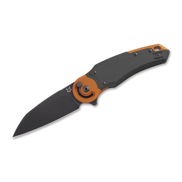 FoxKnives Metamorphosis Wharncliffe M390 Aluminum Black & Orange PVD