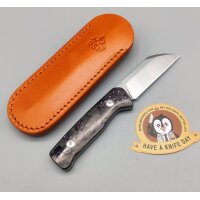 QSP Knife Baby Penguin Fixed Blade QS130BP-E1 Shredded CF...