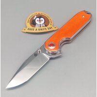QSP Knife Nebula QS168-D Knochengriff 14C28N Stahl