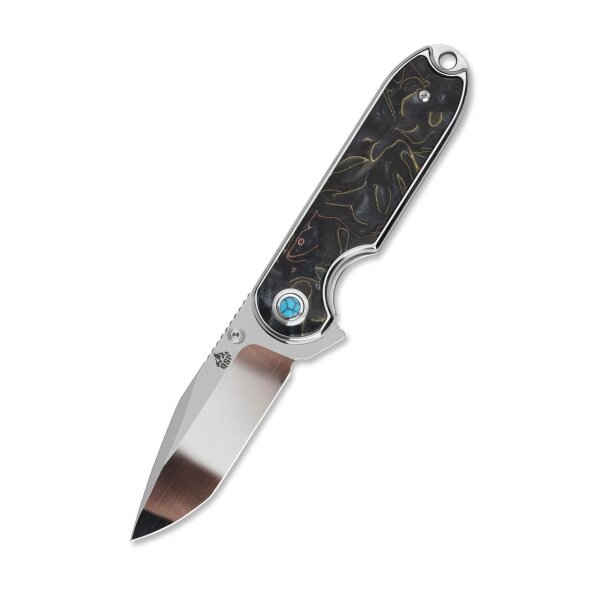QSP Knife Nebula QS168-E Resingriff 14C28N Stahl