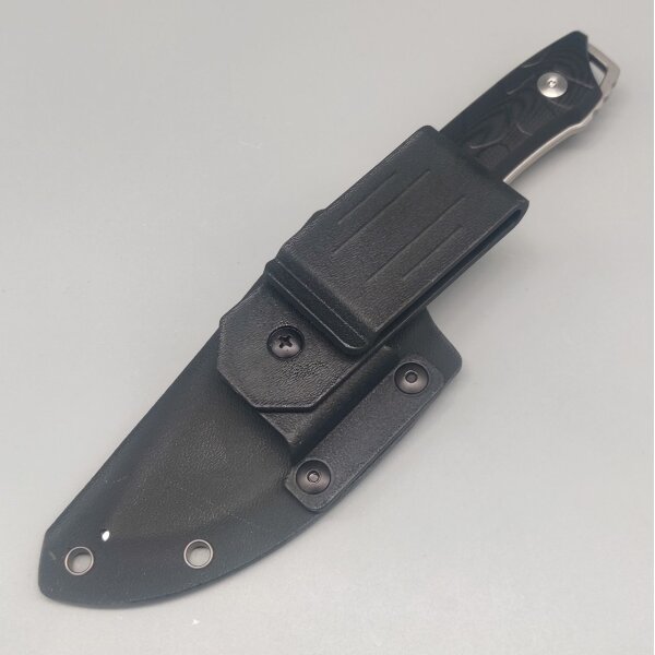 QSP Knife Tiny TOT Fixed Blade QS169-A1 G10 Black