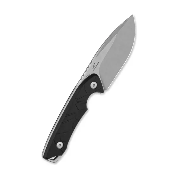 QSP Knife Tiny TOT Fixed Blade QS169-A1 G10 Black