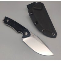 QSP Knife Tiny TOT Fixed Blade QS169-A1 G10 Black