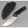 QSP Knife Tiny TOT Fixed Blade QS169-A1 G10 Black