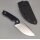 QSP Knife Tiny TOT Fixed Blade QS169-A1 G10 Black