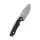 QSP Knife Tiny TOT Fixed Blade QS169-A1 G10 Black