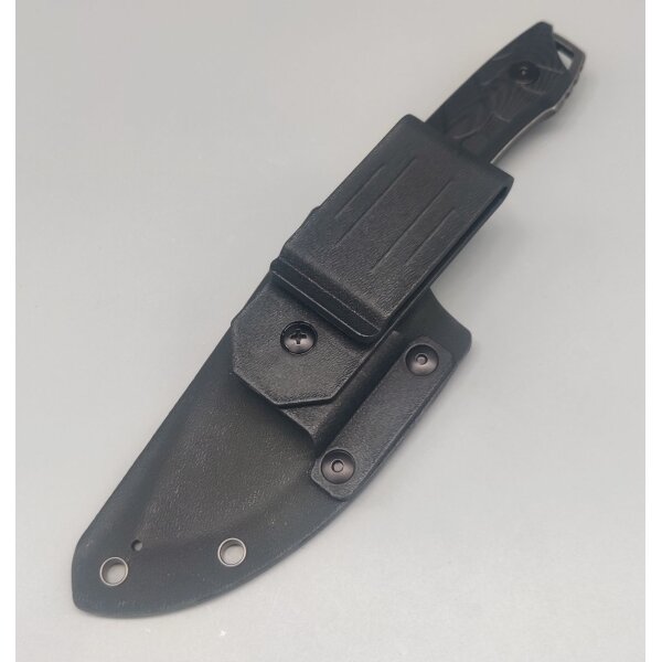 QSP Knife Tiny TOT Fixed Blade QS169-A2 G10 Black