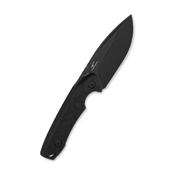 QSP Knife Tiny TOT Fixed Blade QS169-A2 G10 Black