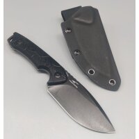 QSP Knife Tiny TOT Fixed Blade QS169-A2 G10 Black