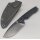 QSP Knife Tiny TOT Fixed Blade QS169-A2 G10 Black