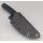 QSP Knife Tiny TOT Fixed Blade QS169-A2 G10 Black