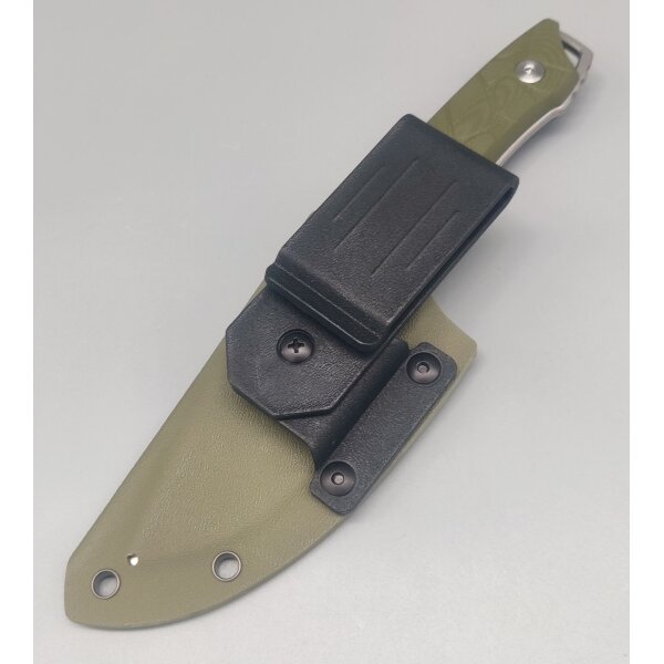 QSP Knife Tiny TOT Fixed Blade QS169-B1 G10 OD Green