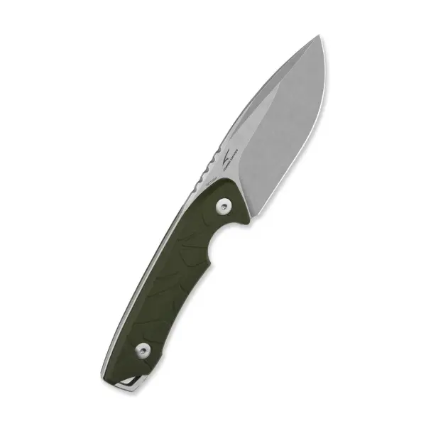 QSP Knife Tiny TOT Fixed Blade QS169-B1 G10 OD Green