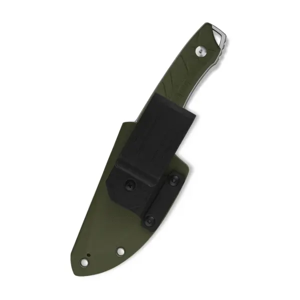 QSP Knife Tiny TOT Fixed Blade QS169-B1 G10 OD Green