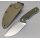 QSP Knife Tiny TOT Fixed Blade QS169-B1 G10 OD Green