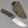 QSP Knife Tiny TOT Fixed Blade QS169-B1 G10 OD Green