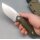 QSP Knife Tiny TOT Fixed Blade QS169-B1 G10 OD Green