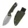 QSP Knife Tiny TOT Fixed Blade QS169-B1 G10 OD Green