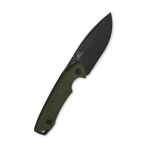QSP Knife Tiny TOT Fixed Blade QS169-B2 G10 OD Green