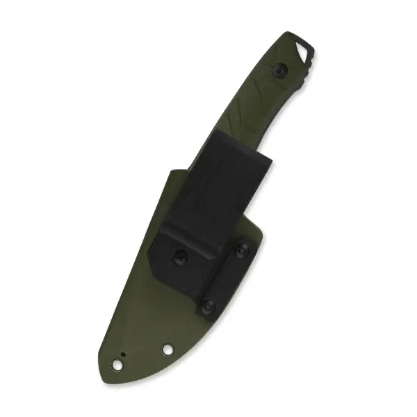 QSP Knife Tiny TOT Fixed Blade QS169-B2 G10 OD Green