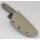 QSP Knife Tiny TOT Fixed Blade QS169-B2 G10 OD Green