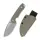 QSP Knife Tiny TOT Fixed Blade QS169-C1 G10 Sand