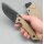 QSP Knife Tiny TOT Fixed Blade QS169-C2 G10 Sand