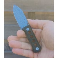 QSP Knife Canary Neck Knife QS141-M Laminat Damast...