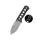 QSP Knife Canary Neck Knife QS141-M Laminat Damast Kohlefaser Glow in the Dark
