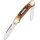 Rough Ryder Mini Canoe Amber Jigged Bone Slipjoint