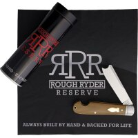 Rough Ryder Reserve One Arm Razor D2 Slipjoint Tan Micarta