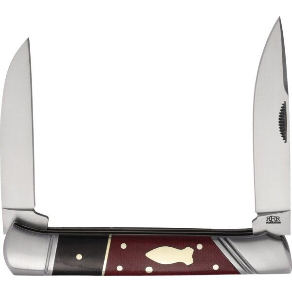 Rough Ryder Reserve Red Micarta 2 Blade Folder