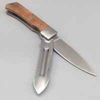 Herbertz CJH Outdoor Kochmesser mit Schäler Klinge...