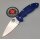Spyderco C101PBL2 Manix 2 FRCP Translucent Blue Blau CTS-BD1 Ball Bearing Lock Made in USA