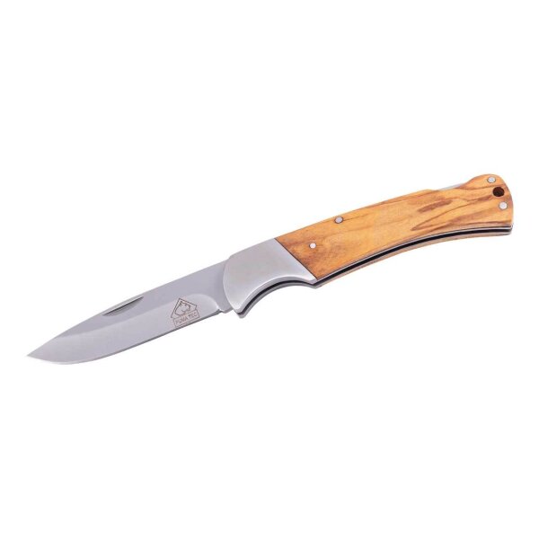 PUMA TEC Taschenmesser Olivenholz Backlock 420 Stahl