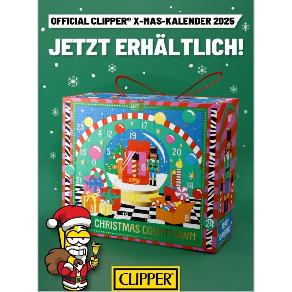 Clipper Adventskalender 2025 Clipper Feuerzeuge Fire Flow