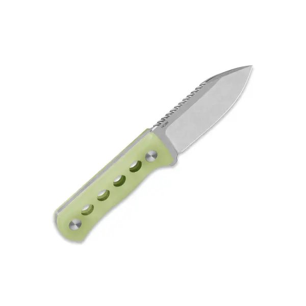 QSP Knife Canary Neck Knife QS141-K1 14C28N Stahl Resin Glow in the Dark