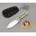 QSP Knife Canary Neck Knife QS141-K1 14C28N Stahl Resin Glow in the Dark