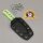 QSP Knife Canary Neck Knife QS141-K1 14C28N Stahl Resin Glow in the Dark