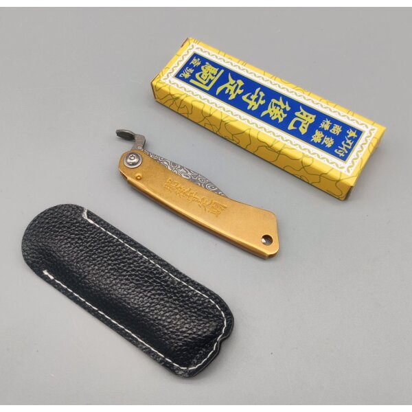 Joker JKR Kukri Friction Folder Damast Stahl Messinggriff
