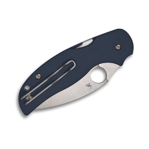Spyderco Sage 5 CPM SPY27 G10 Blue PlainEdge 01SP1295