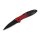 Kershaw Leek Aluminum Red Black Gradient Black Blade Taschenmesser Magnacut AO Assisted Opener rot