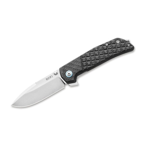 MKM Maximo CF Black Kohlefaser M390 Stahl Bob Terezuola Framelock