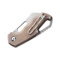 MKM Isonzo M390 Stahl Cleaver Titanium Bronze Jesper...