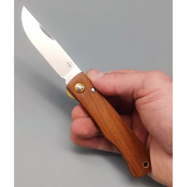 Böker Plus Rusticus Medium Taschenmesser 420 Stahl Buchenholz 01BP0041
