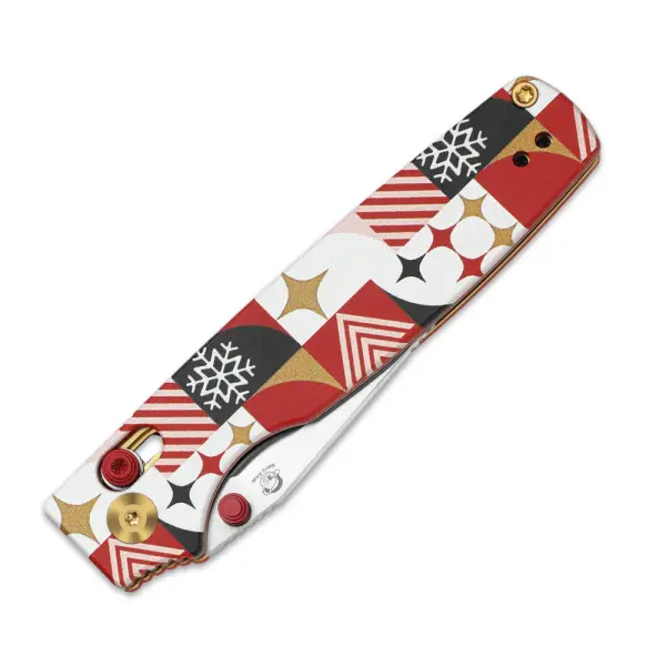 Kizer Original 2 Clutch Lock 14C28N Stahl G10 Christmas Edition