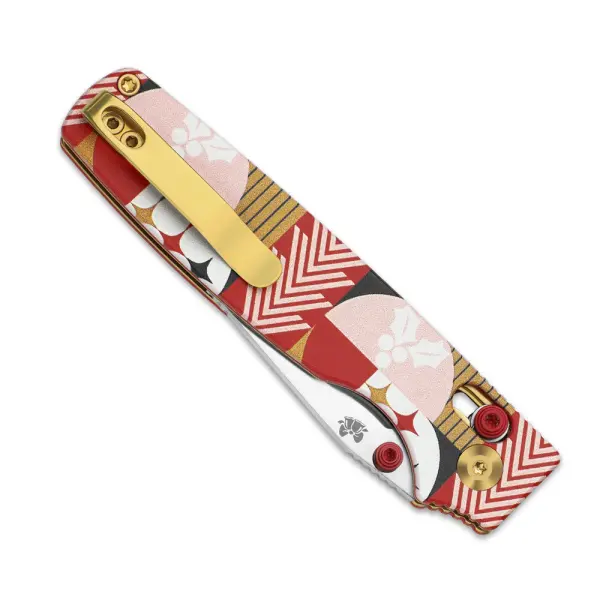 Kizer Original 2 Clutch Lock 14C28N Stahl G10 Christmas Edition